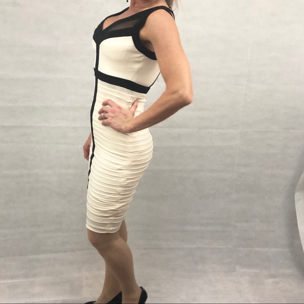 JAX Sleeveless Dress, V-Neck Sheath Dress Size 2 - Picture 2 of 8